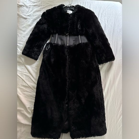 Faux fur coat OUTLAW - Picture 4 of 4